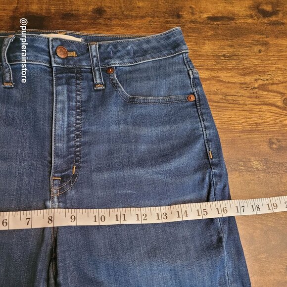 Madewell Jeans Size 28 Curvy Hi Rise Skinny Sussex Wash MB354 Tummy Control - Picture 7 of 12